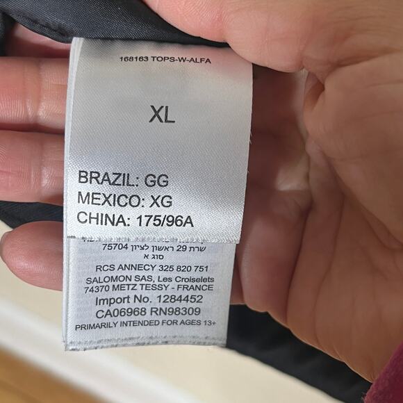 Salomon Fantasy Women’s Waterproof Insulated Ski Snowboard Jacket Black XL - Picture 8 of 11